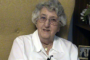 Dora was sent to the countryside after seeing horrific scenes during the Blitz.