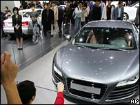 The Auto China 2008 motor show in Beijing (April 2008)