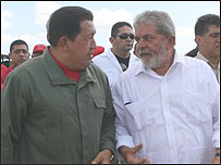 Chávez e Lula