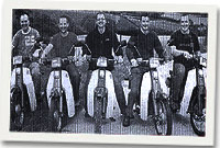 Geoffrey Williams, Bleddyn Jackson, Emyr Evans, Dylan Owen a Medwyn Evans