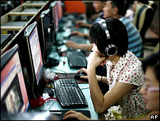 Internautas en China