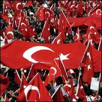 Manifestação na Turquia