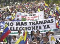 Kundërshtohet presidenca e Çavezit