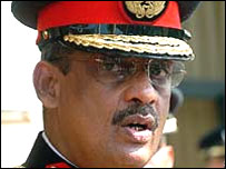 SLA Commander, Gen. Sarath Fonseka