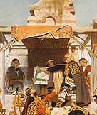 Image of Alfred rebuilding London in 886