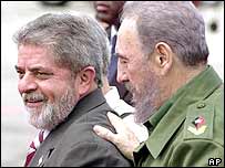 Lula e Fidel já se encontraram em Cuba