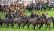 The King's Troop Royal Horse Artillery, whose Musical Drive is one of the most spectacular displays of horsemanship in the world. 