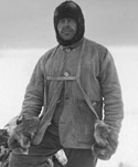 Photo of Captain Scott in his sledging gear