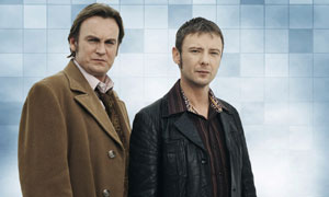 Philip Glenister and John Simm in Life On Mars