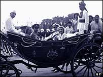 大英帝国印度官员检阅仪式