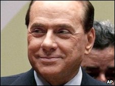 El primer ministro italiano, Silvio Berlusconi