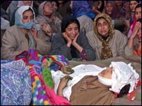 मृत कश्मीरी लड़की