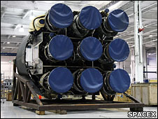 View of Merlin engines