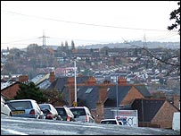 View from Church Hill, Wednesbury