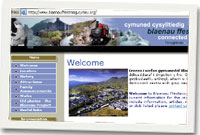 Gwefan blaenauffestiniog.cymru.org 