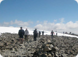 Snow on Ben Nevis, May 2008 (image courtesy of Andrew Yule)