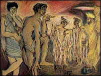 صادقین کا ایک فن پارہ