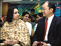 भागीरथी नेवटिया और येंटेन लामा