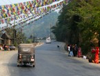 Rickhsaw and bunting, Nepal