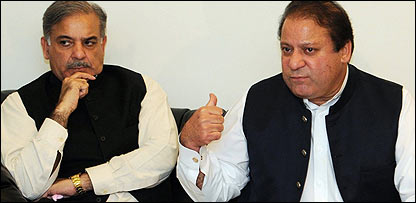 نواز شریف اور شہازیب شریف کی ایک فائل فوٹو