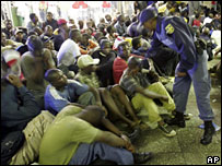Ação policial na igreja
