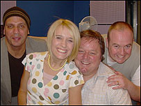 DJ Pep, Leanne, Ted and Stephen Lowe