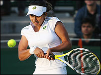 विंबलडन में सानिया मिर्ज़ा