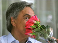 Candidato à presidente do Chile, Sebastián Piñera