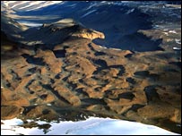 Imagem de David Sugden, da Universidade de Ediburgo