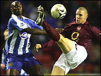 ديدار آرسنال و ويگان