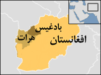 نقشه هرات- افغانستان