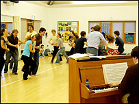 Oklahoma in rehearsal