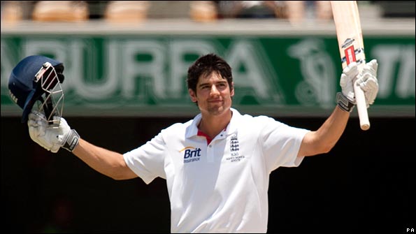 Cook celebrates his double century