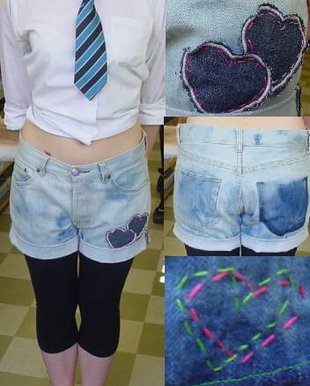 Bright colours and hotpants