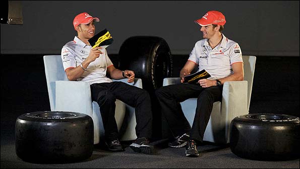 Lewis Hamilton and Jenson Button