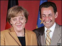 Angela Merkel ve Nicolas Sarkozy