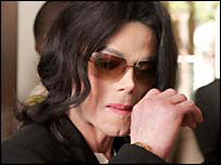 مايکل جکسون در دادگاه