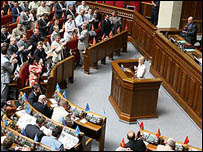 Юлія Тимошенко у Верховній Раді в четвер. Фото УНІАН