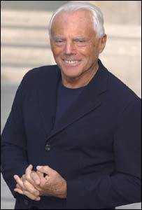 Estilista criou Armani há 29 anos