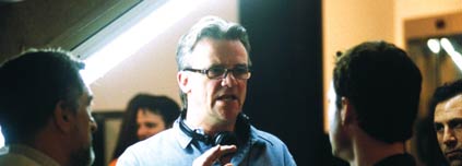 Nick Hamm, on the set of Godsend