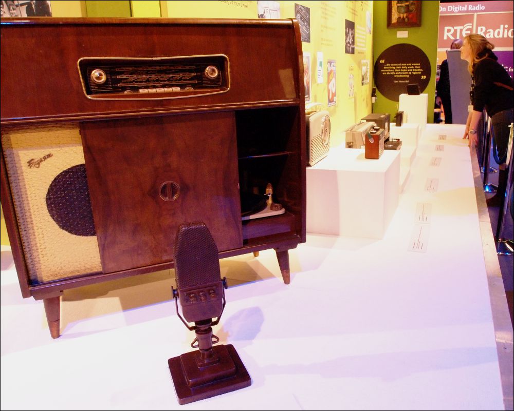 Microphones and radio recieving equipment from the BBC Heritage collection