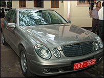 Controversial Benz car