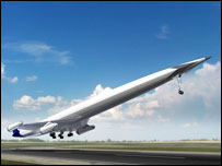 A2型高超音速飞机模拟图