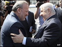 منوچهر متکی و ولید المعلم