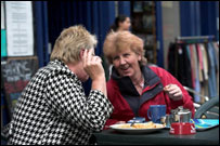 cafe at Huddersfield Open Market