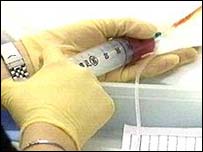 Chemotherapy syringe