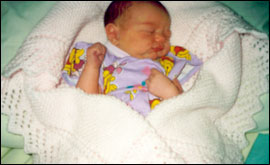 Easy Baby Blanket with Lace Option