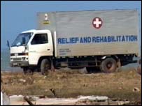 Relief arriving in Mullaithevu (Photo Dinasena Ratugamage)