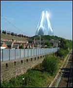 Artist impression of bottle kiln