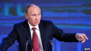 ولادیمیر پوتین، رئیس‌جمهوری روسیه 